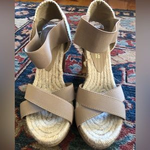 Andre Assous Wooden Heel Boho Espadrilles